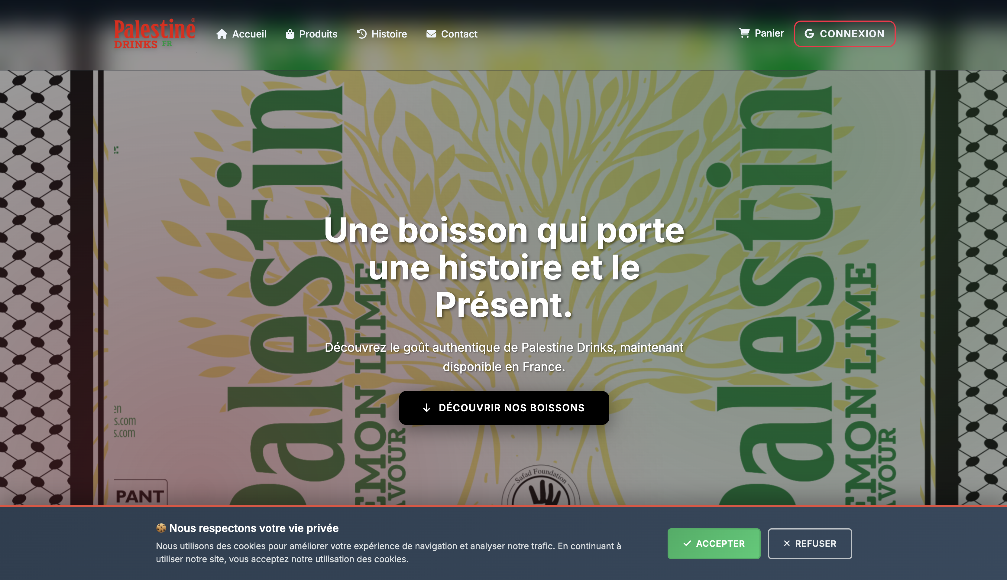 Palastine cola Platform